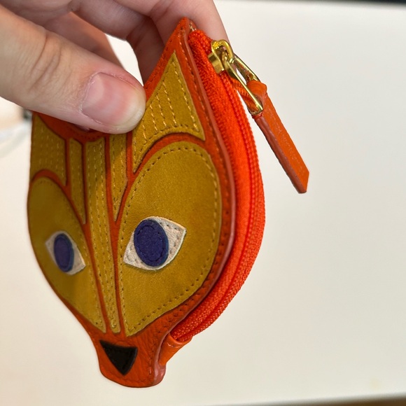 *Jonathan Adler* Fox leather coin purse - Picture 4 of 8